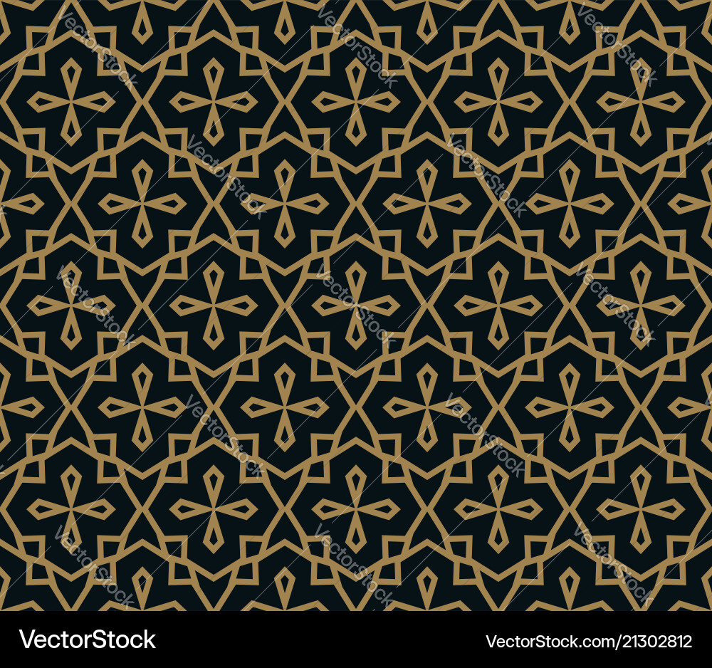Seamless pattern of intersecting thin gold lines Seamless pattern of intersecting thin gold lines vector image
