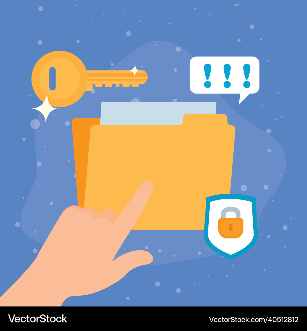 Security password design vector image