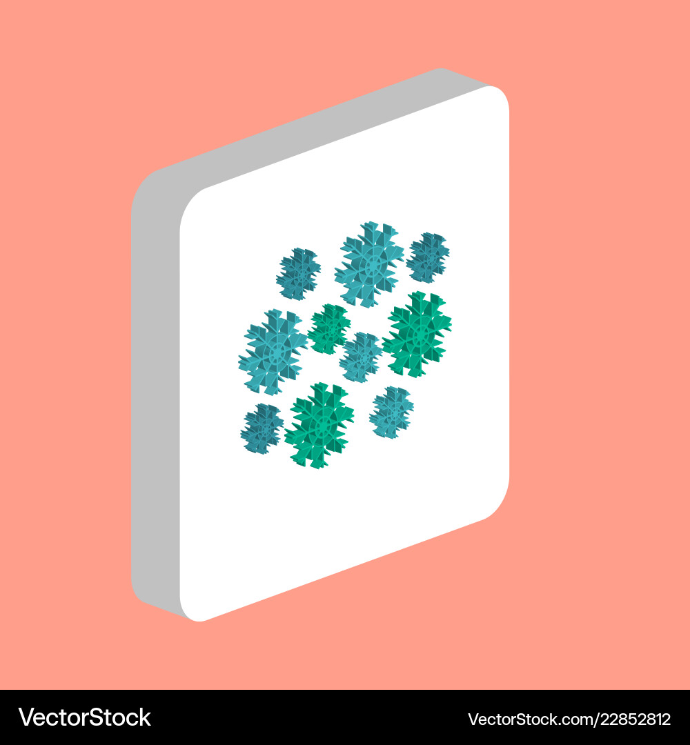 Snowflakes computer symbol Snowflakes computer symbol Vector Image