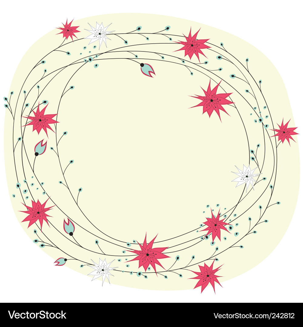 Spring background vector image