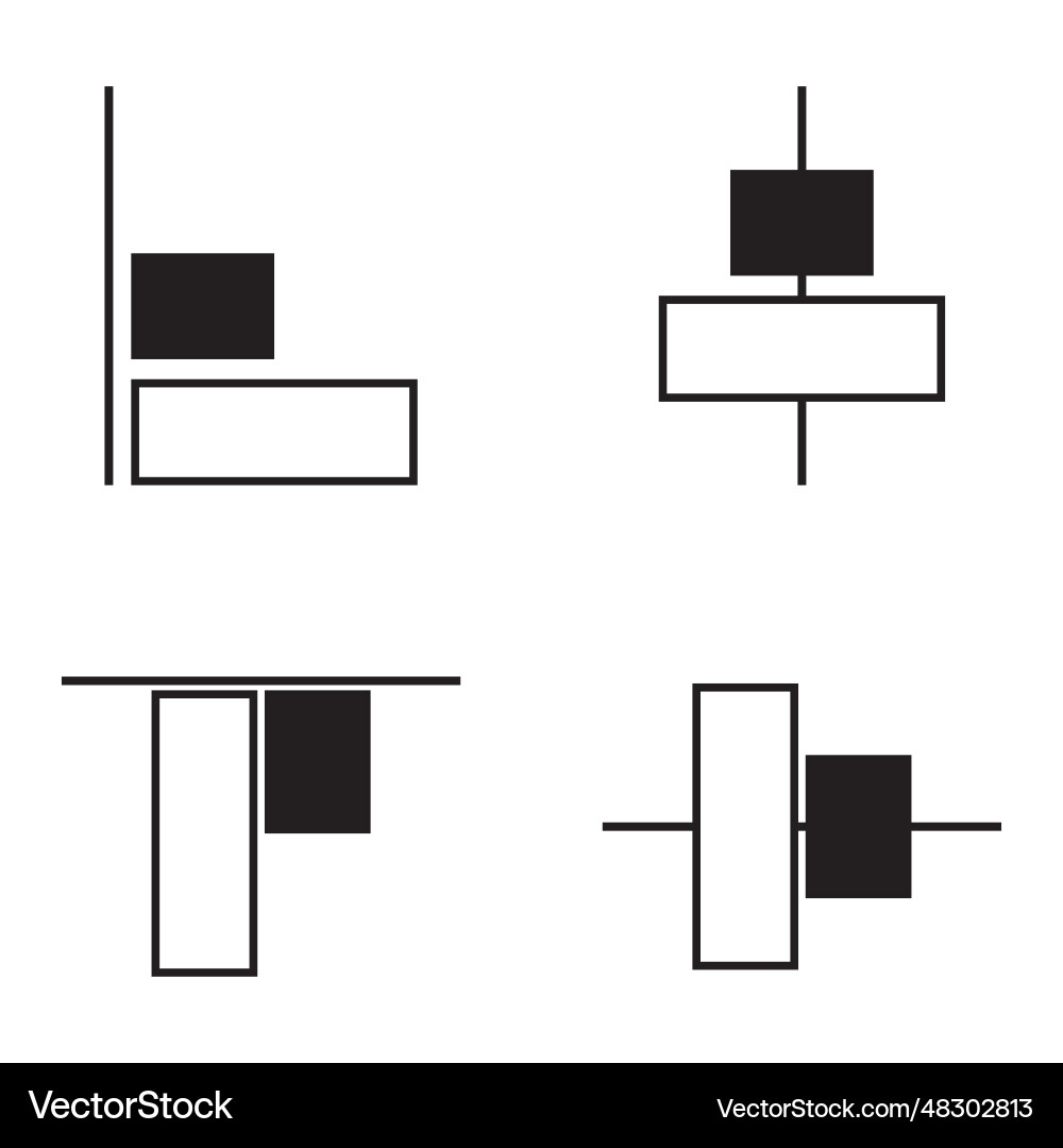 Alignment icons Alignment icons vector image