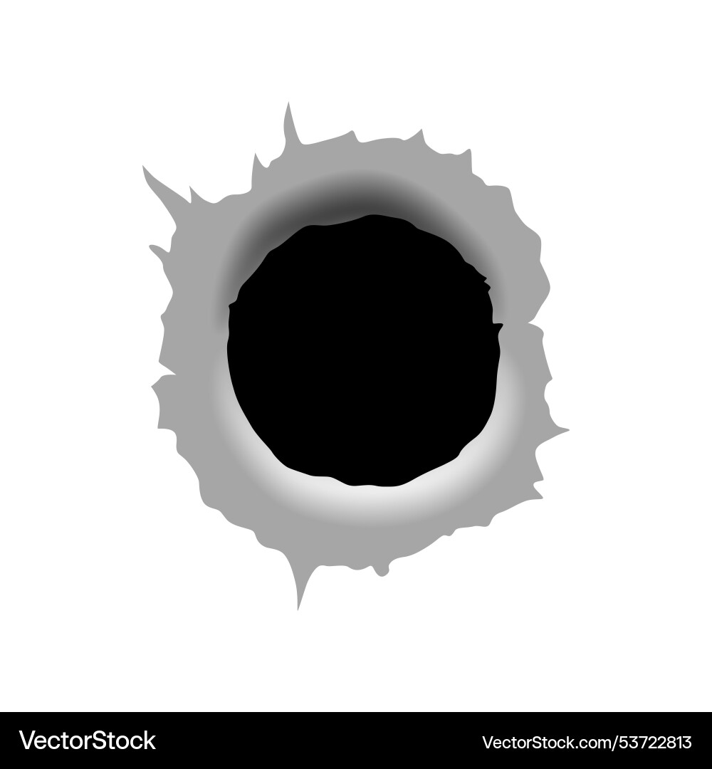 Bullet hole design for your projects Bullet hole design for your projects vector image