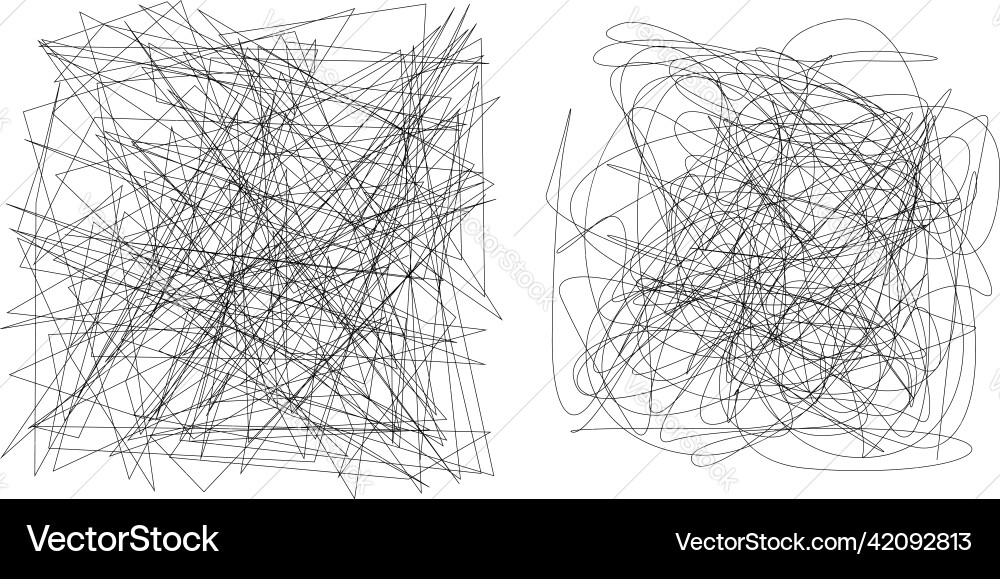 Matching pair of edgy geometric angular Matching pair of edgy geometric angular vector image