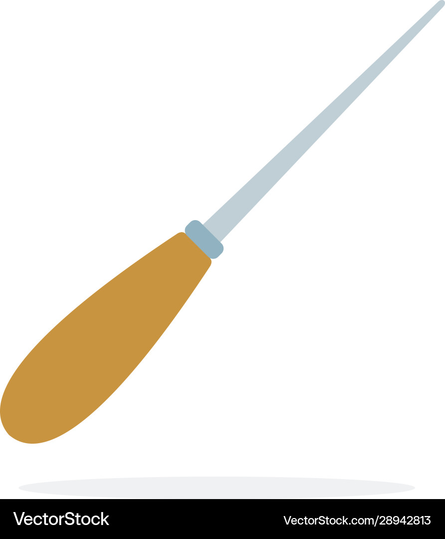 Scraper to hive flat material design isolated Vector Image