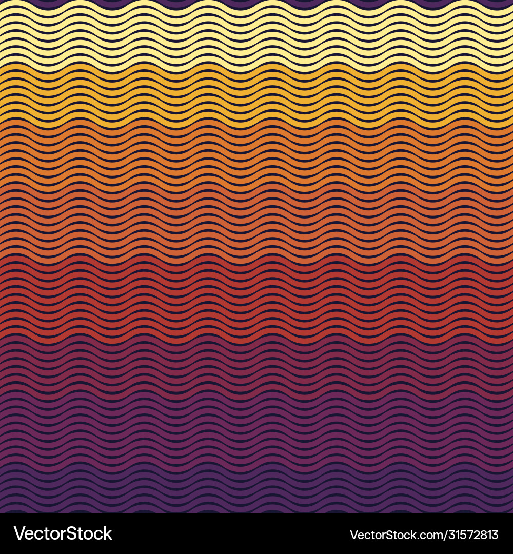 Seamless repeating pattern wavy lines Vector Image