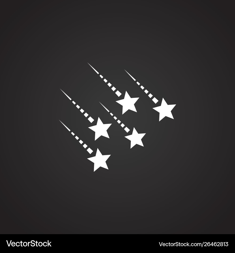 Sparkle icon on background for graphic and web Vector Image