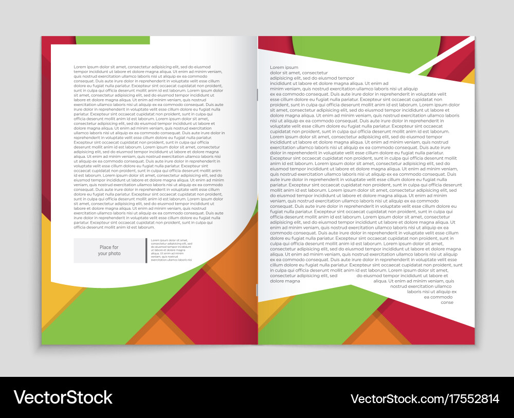 Abstract layout background set for art Vector Image