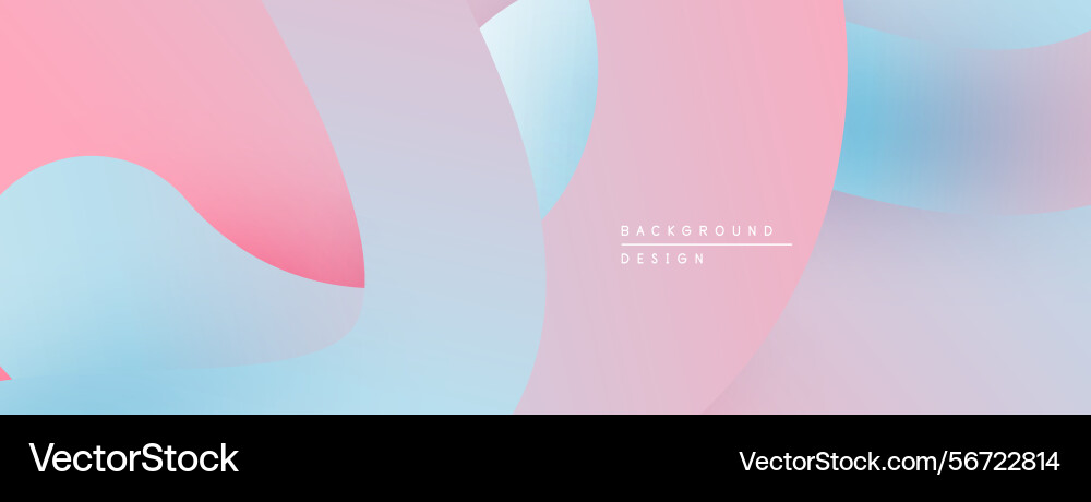 Abstract pastel shapes overlap creating soft Abstract pastel shapes overlap creating soft Vector Image
