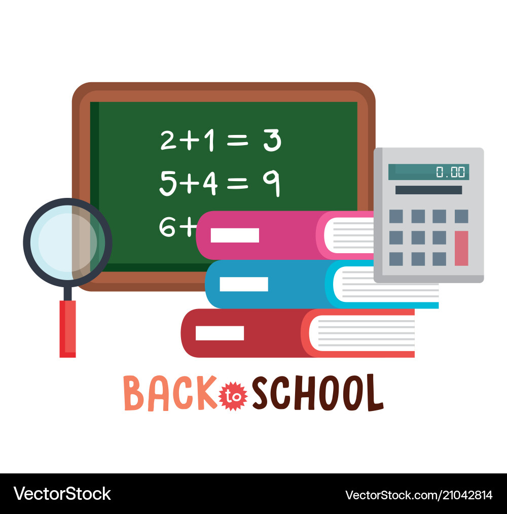 Back to school set icons Back to school set icons vector image