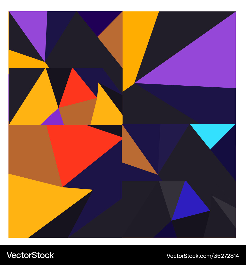 Colorful geometric and curve background pattern Vector Image