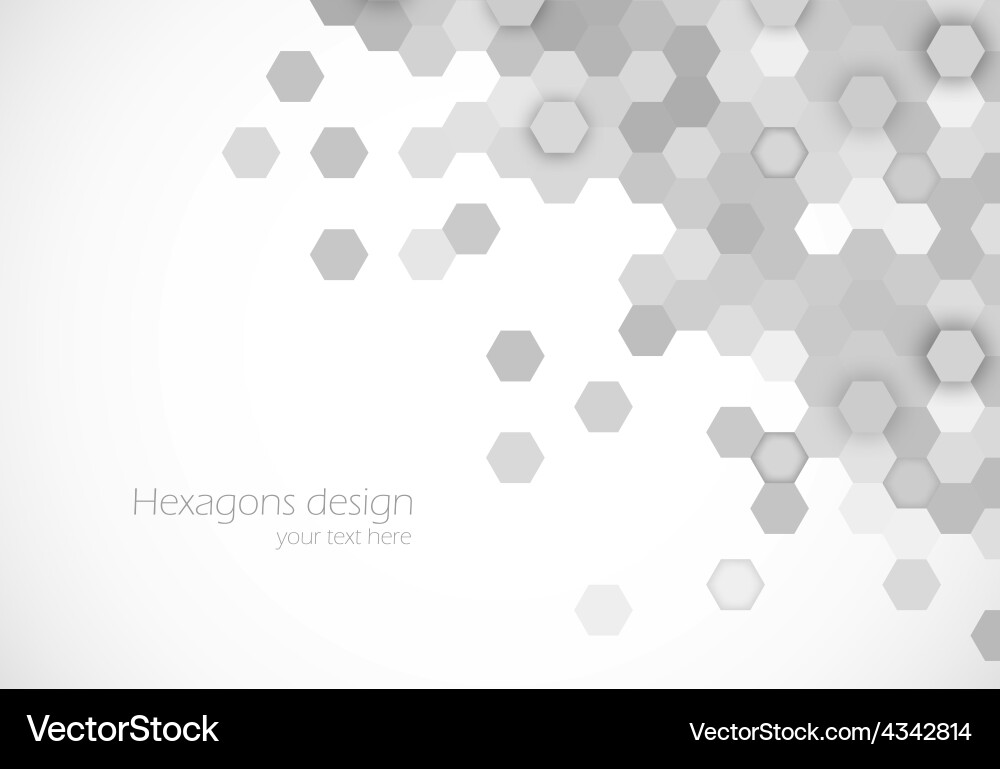 Hexagonal Abstract Pattern vector image
