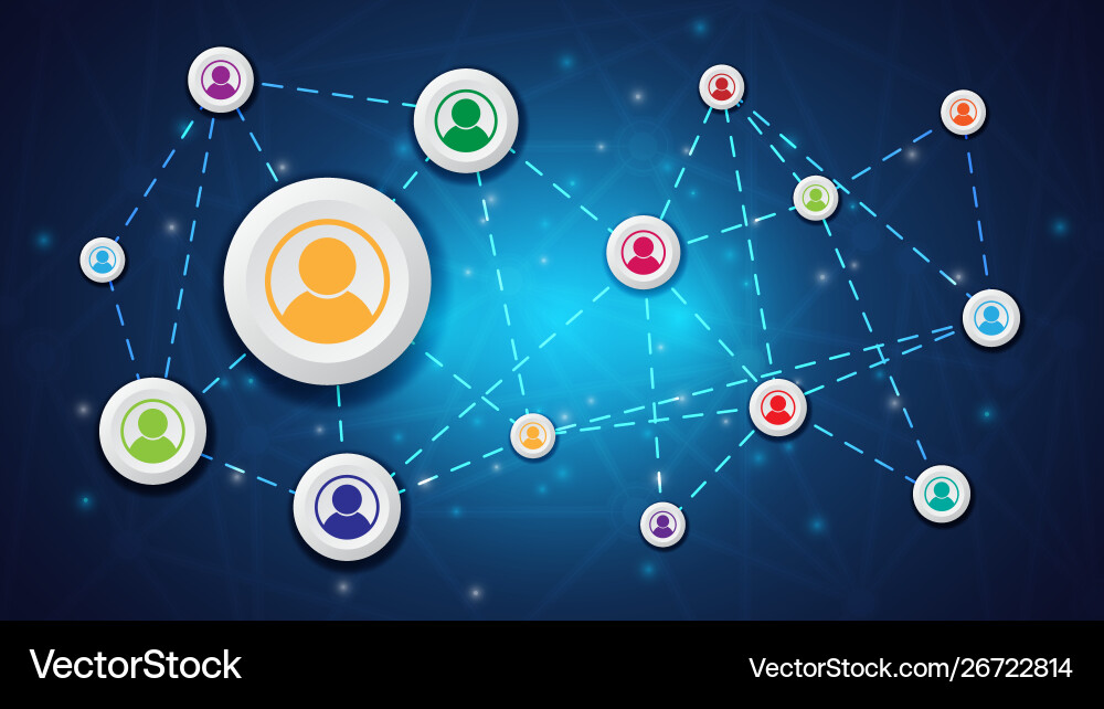Network connection abstract background Network connection abstract background vector image