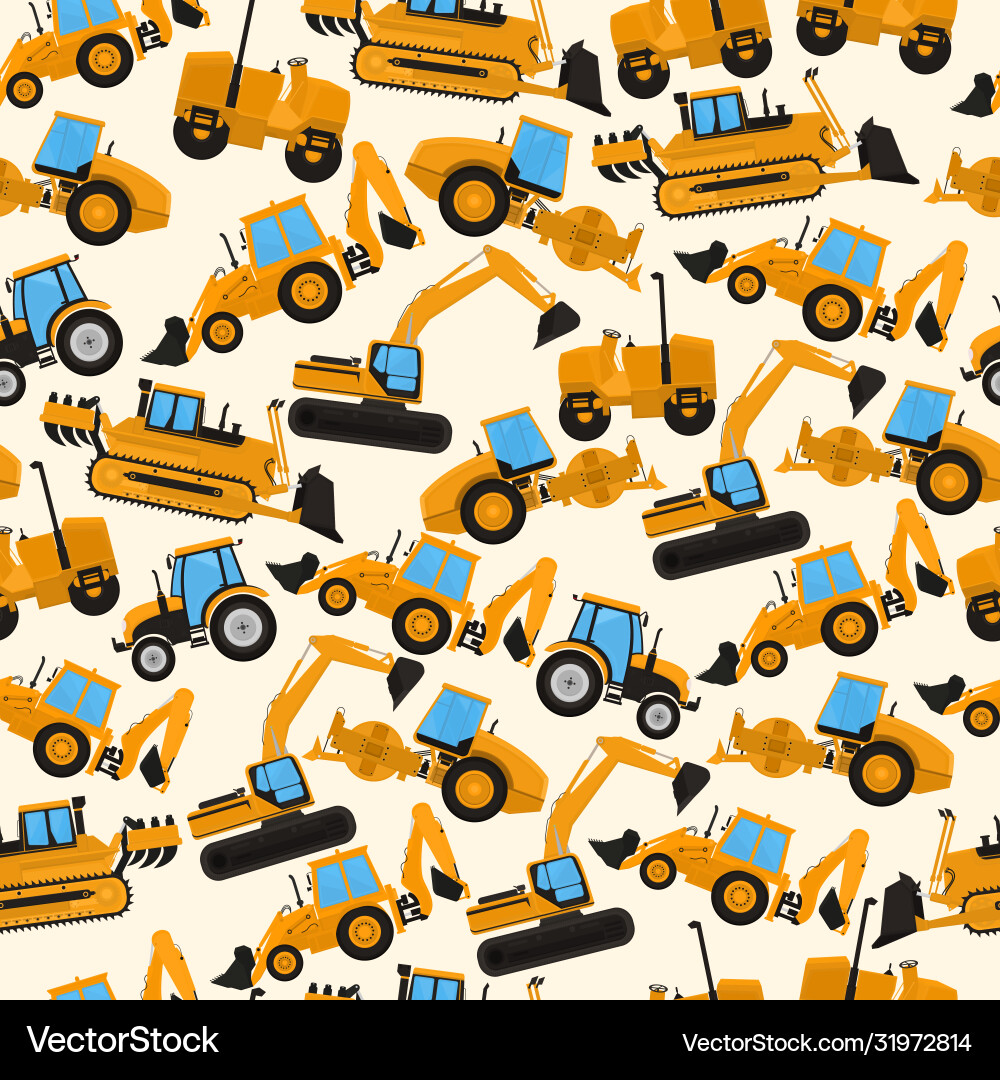 Set construction machinery and equipment Set construction machinery and equipment vector image