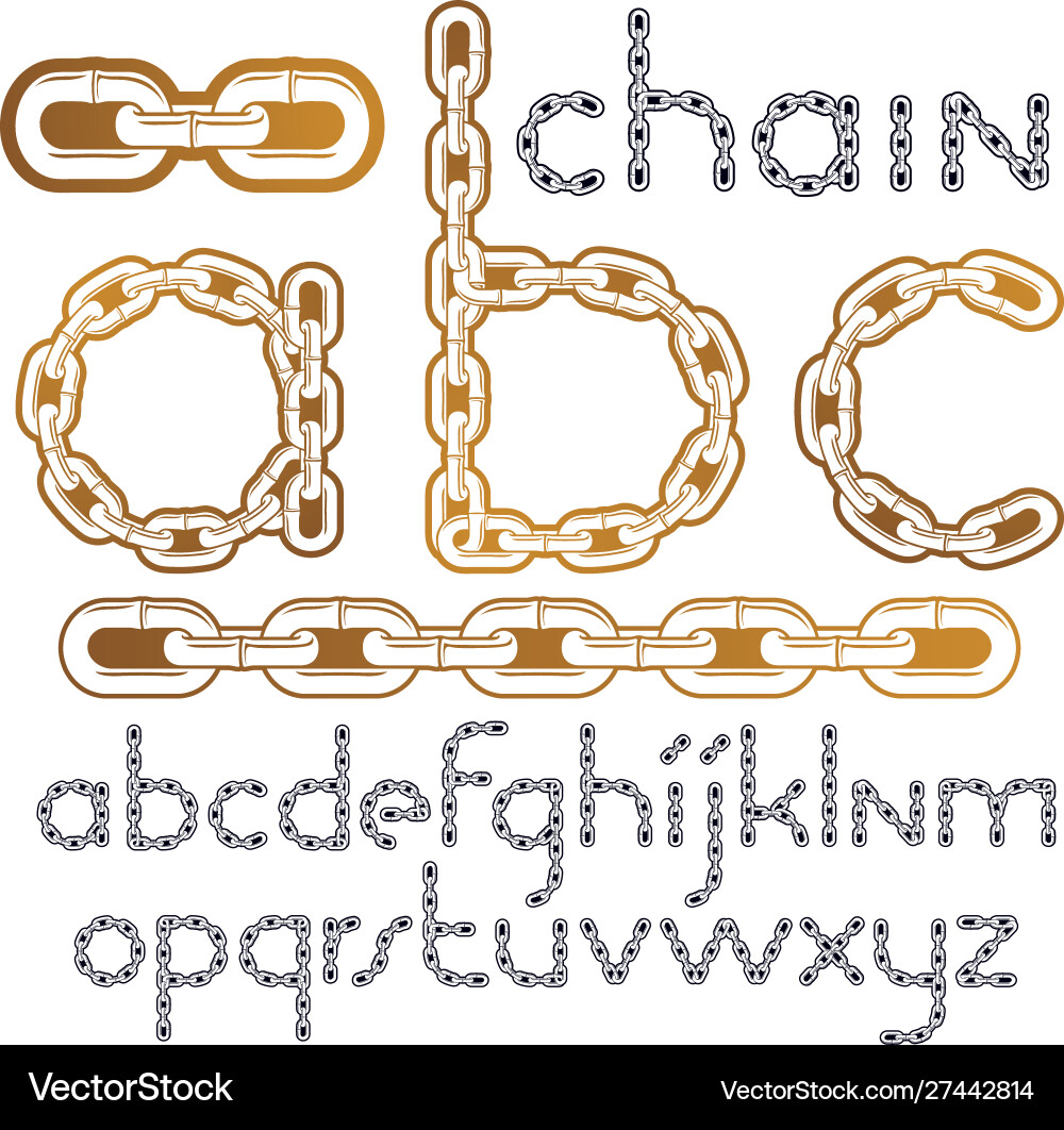 Type font script from a to z lower case Type font script from a to z lower case vector image