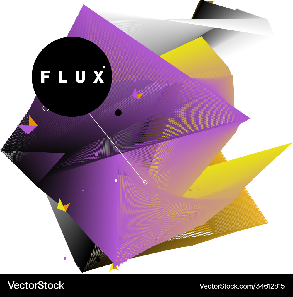 3d colorful wave background dynamic flux effect 3d colorful wave background dynamic flux effect Vector Image
