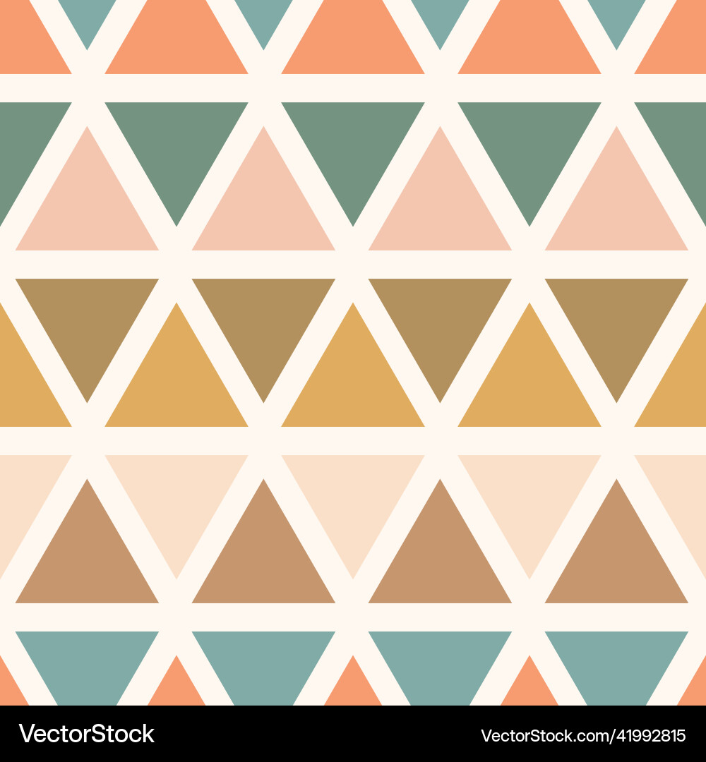Abstract geometric pattern with triangles vector image