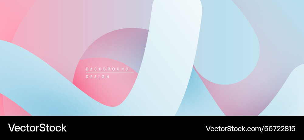 Abstract pastel layers overlap creating soft Abstract pastel layers overlap creating soft Vector Image