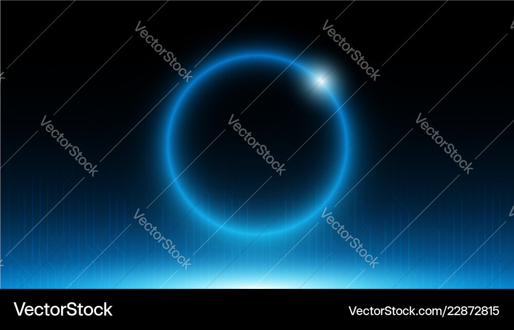 Blue circuit server board background with Blue circuit server board background with vector image