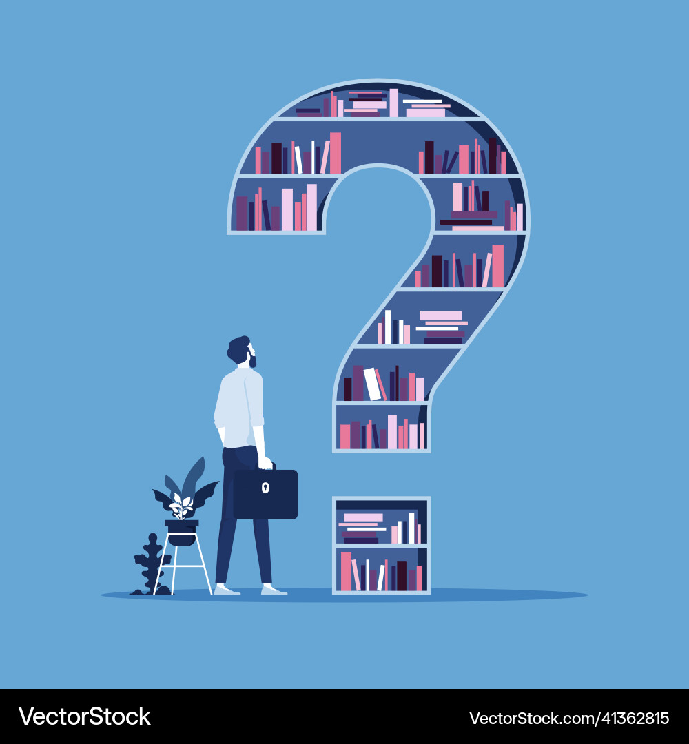 Business problem solving and finding idea concept Business problem solving and finding idea concept vector image