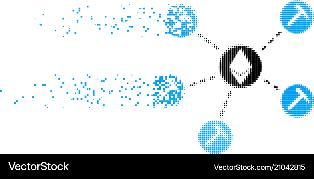 Ethereum Mining Pool Dissipation Icon vector image