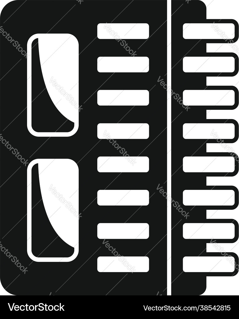 Gyroscope processor icon simple Gyroscope processor icon simple vector image