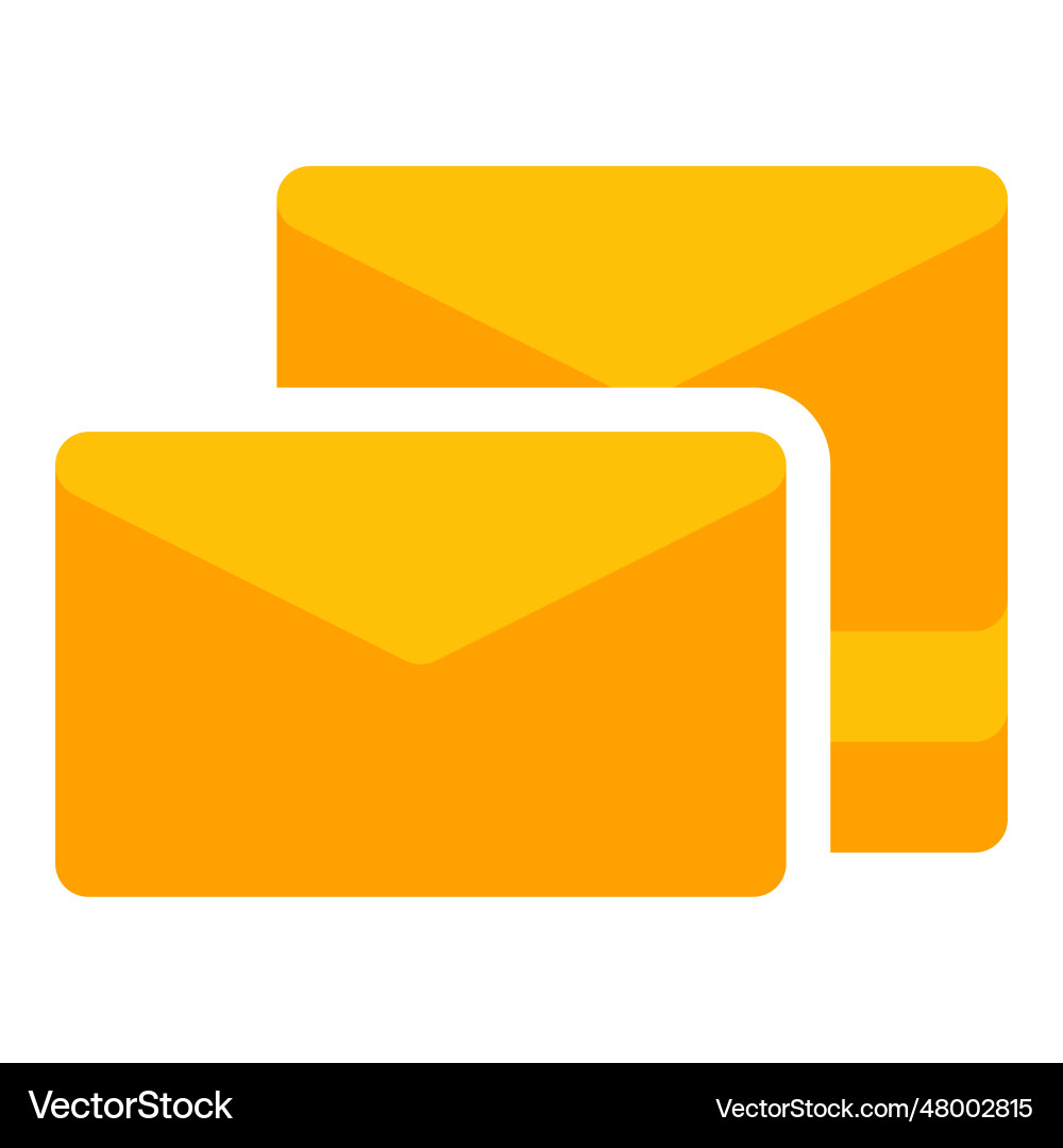 Messages were transferred using mail vector image