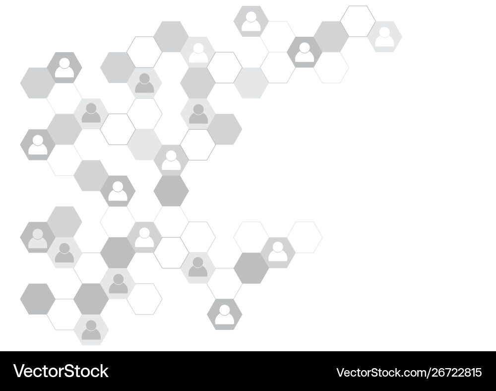 Network connection abstract background Vector Image