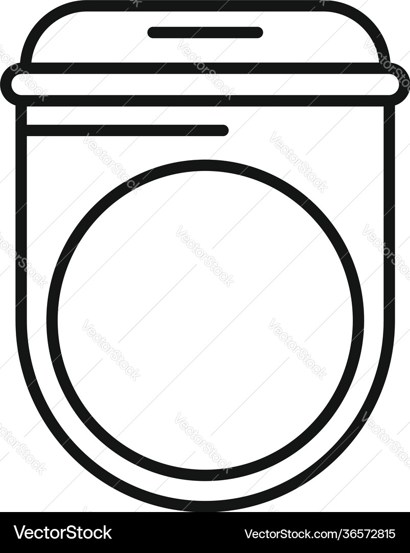 Ruby ring icon outline style Ruby ring icon outline style vector image