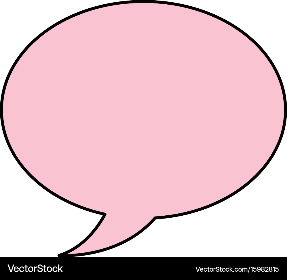 Speech bubble message chat dialog conversation Vector Image