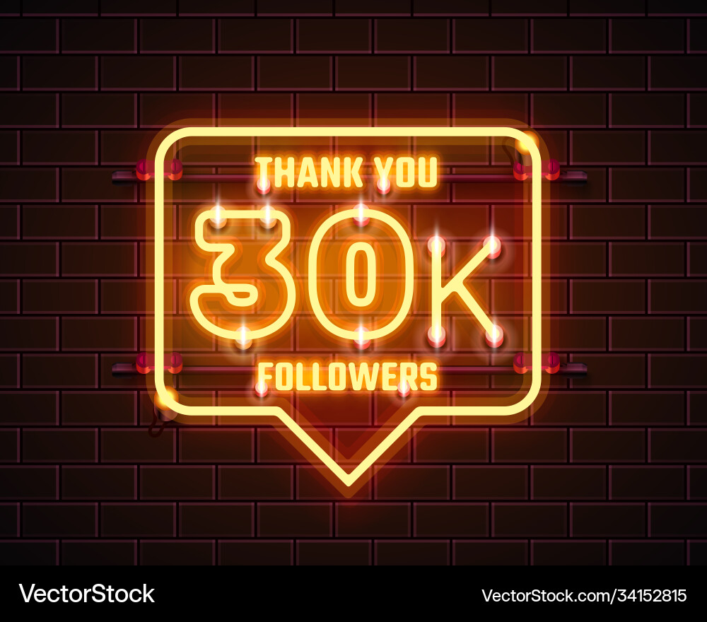 Vielen Dank Follower Völker 30k online social Vielen Dank Follower Völker 30k online social vektorbild