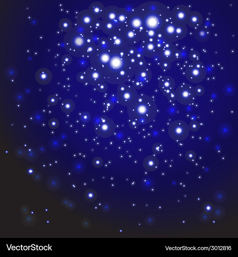Abstract background with bokeh lights vector image
