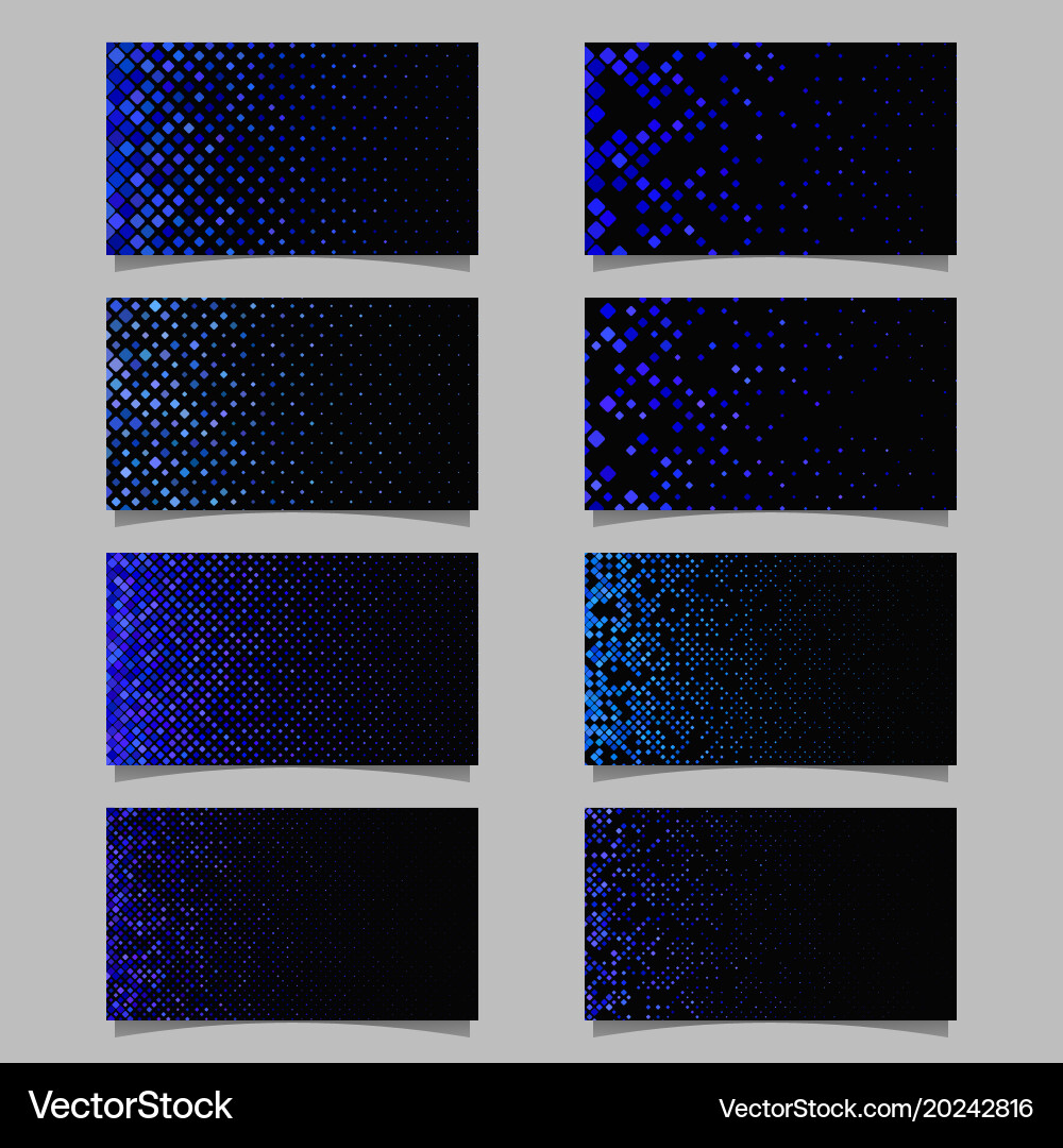 Abstract digital diagonal square pattern business vector image