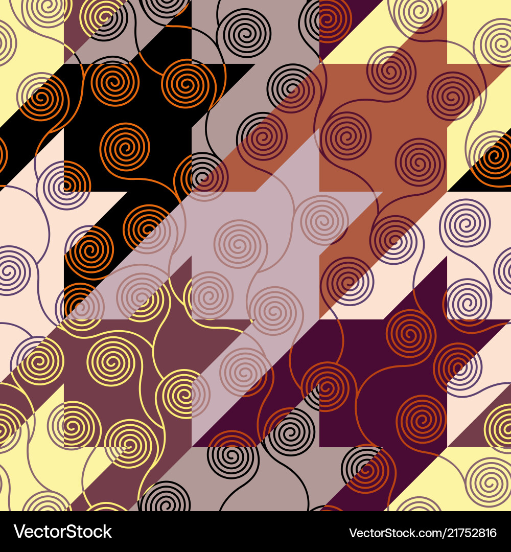 Curly waves pattern in art nouveau style Curly waves pattern in art nouveau style Vector Image