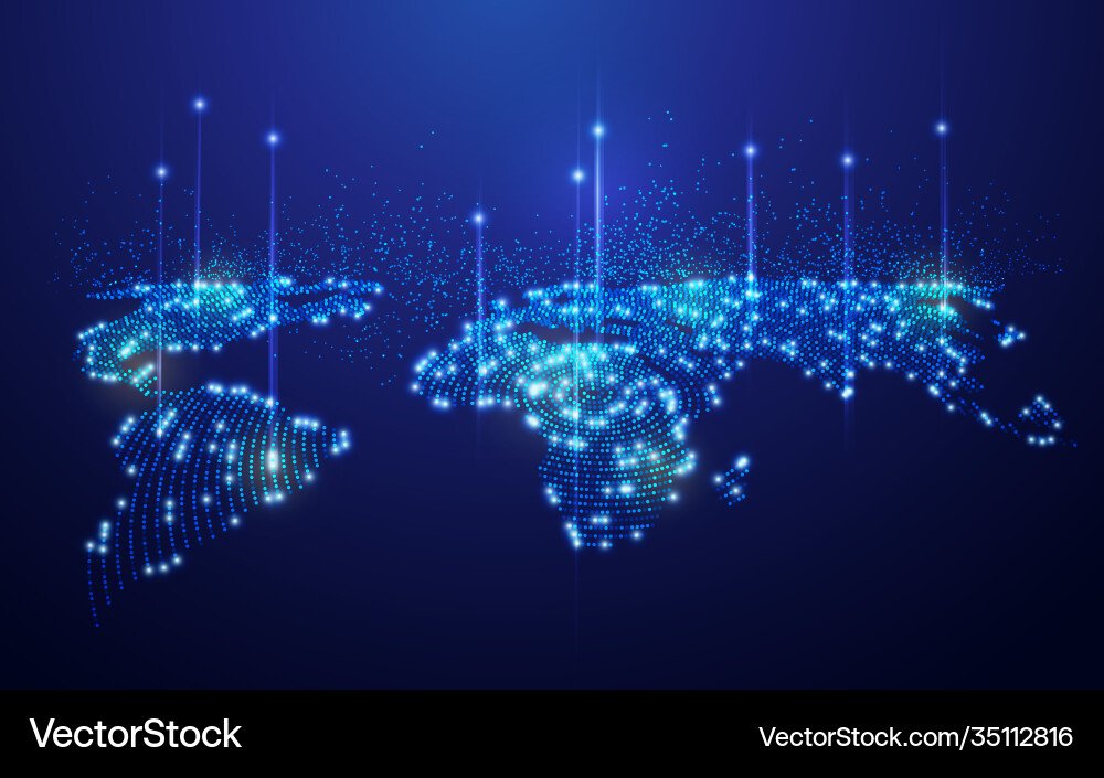 Global Network Connection Vector Image
