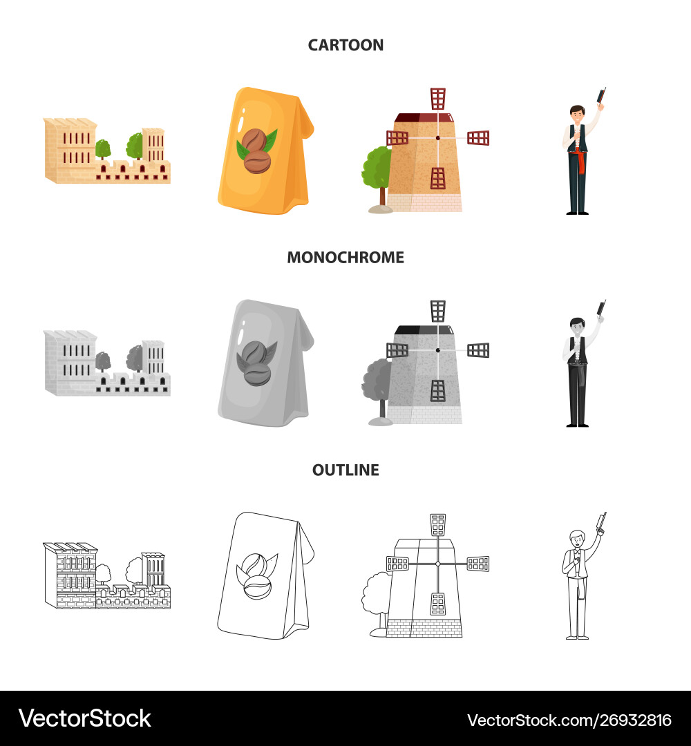 Isolated object and historic symbol collection Isolated object and historic symbol collection Vector Image