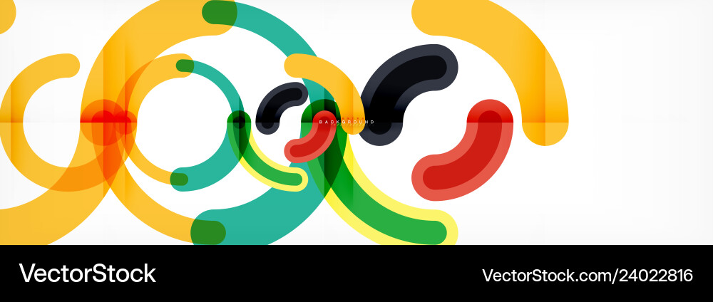 Line design circles abstract background Line design circles abstract background vector image
