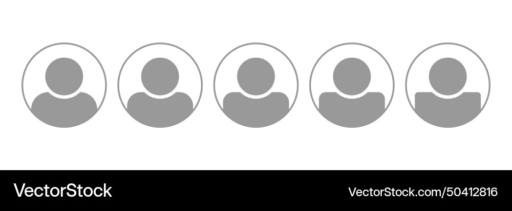 Plain pictogram user avatar headshot login Plain pictogram user avatar headshot login vector image