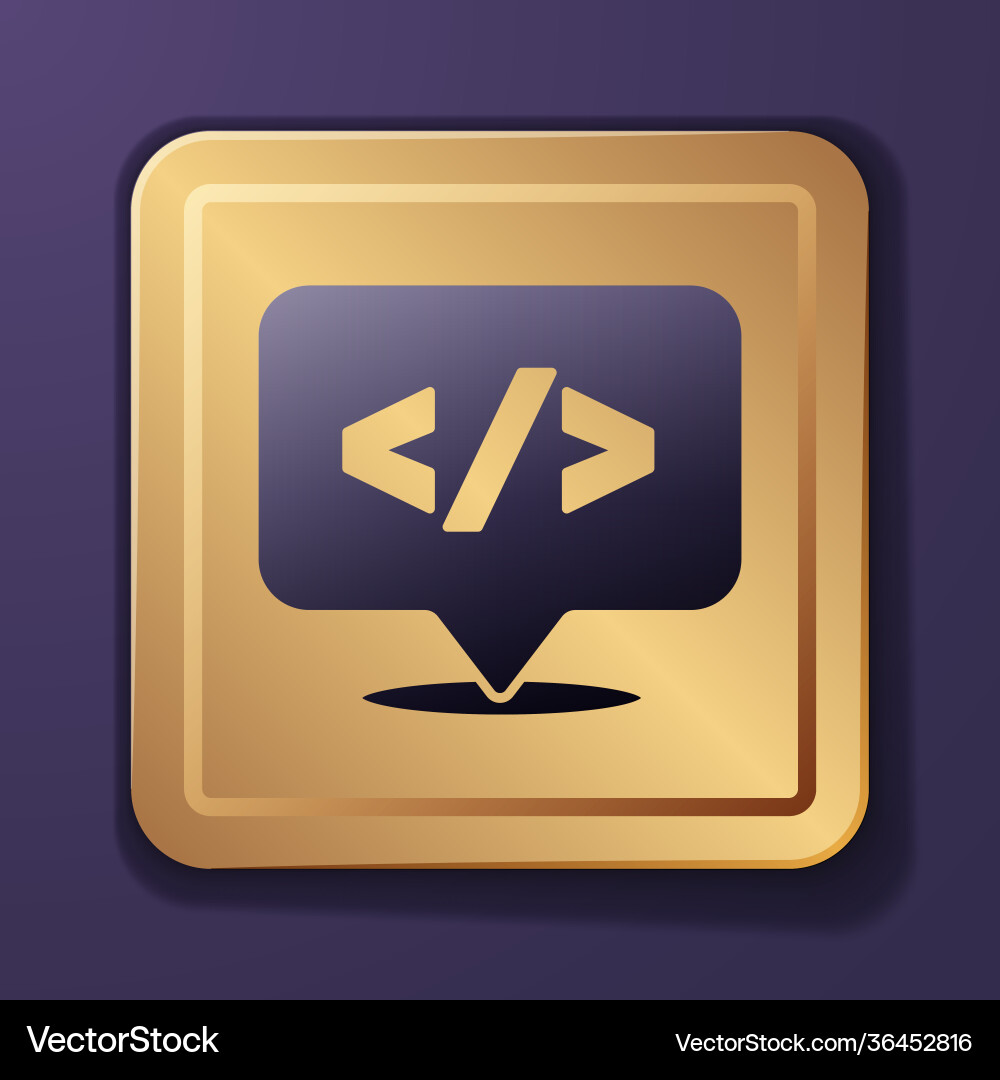 Purple web design and front end development icon Purple web design and front end development icon vector image
