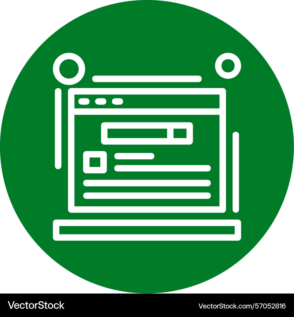 Schema markup line circle style icon design Vector Image