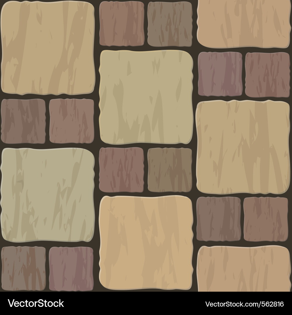 Stone Tile Pattern Vector Image