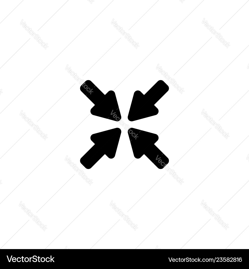 Web line icon overlapping arrow black on white Web line icon overlapping arrow black on white vector image