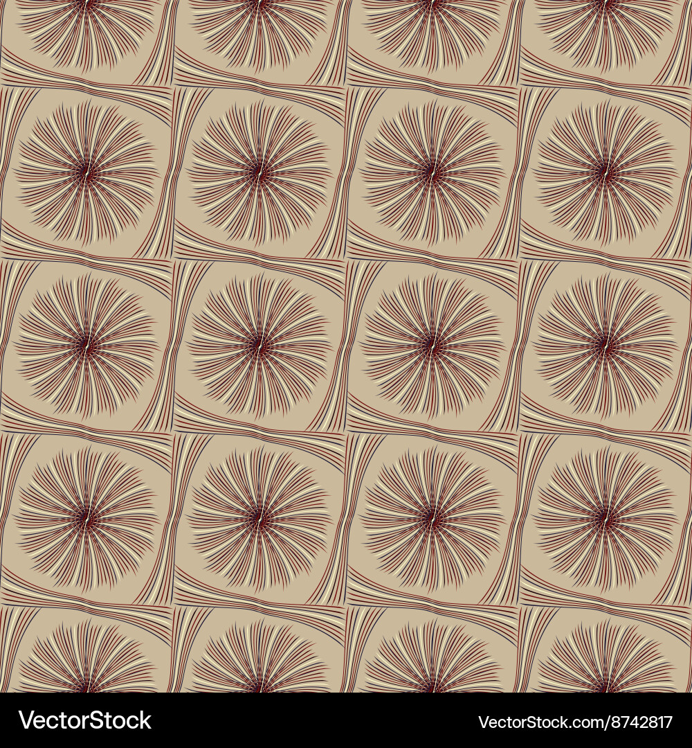 Abstract pattern of wavy lines vector image