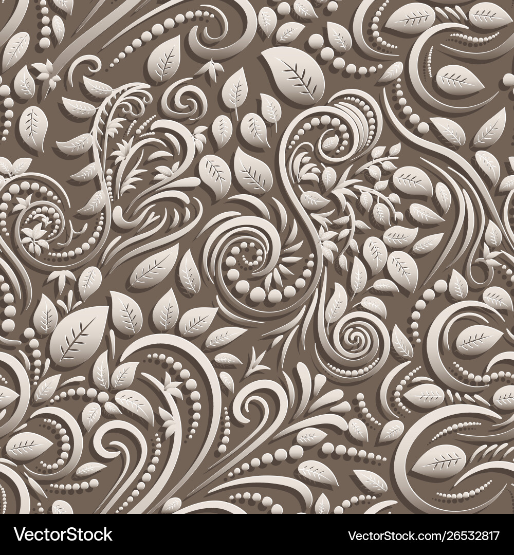 Abstract seamless pattern intertwining paper Abstract seamless pattern intertwining paper vector image