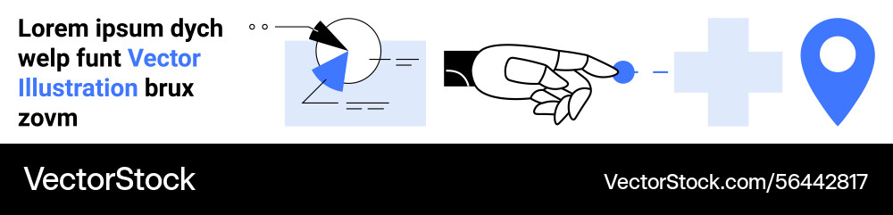 Abstract technology concepts with graphs robotic Abstract technology concepts with graphs robotic vector image