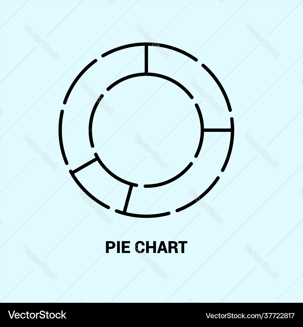Art design line icon dashed Art design line icon dashed vector image