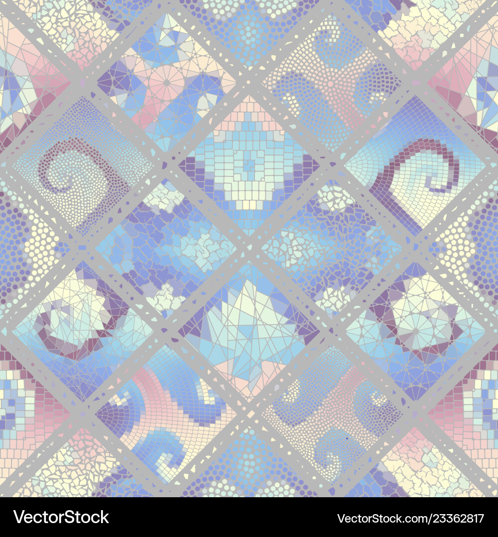 Mosaic art pattern image Mosaic art pattern image vector image