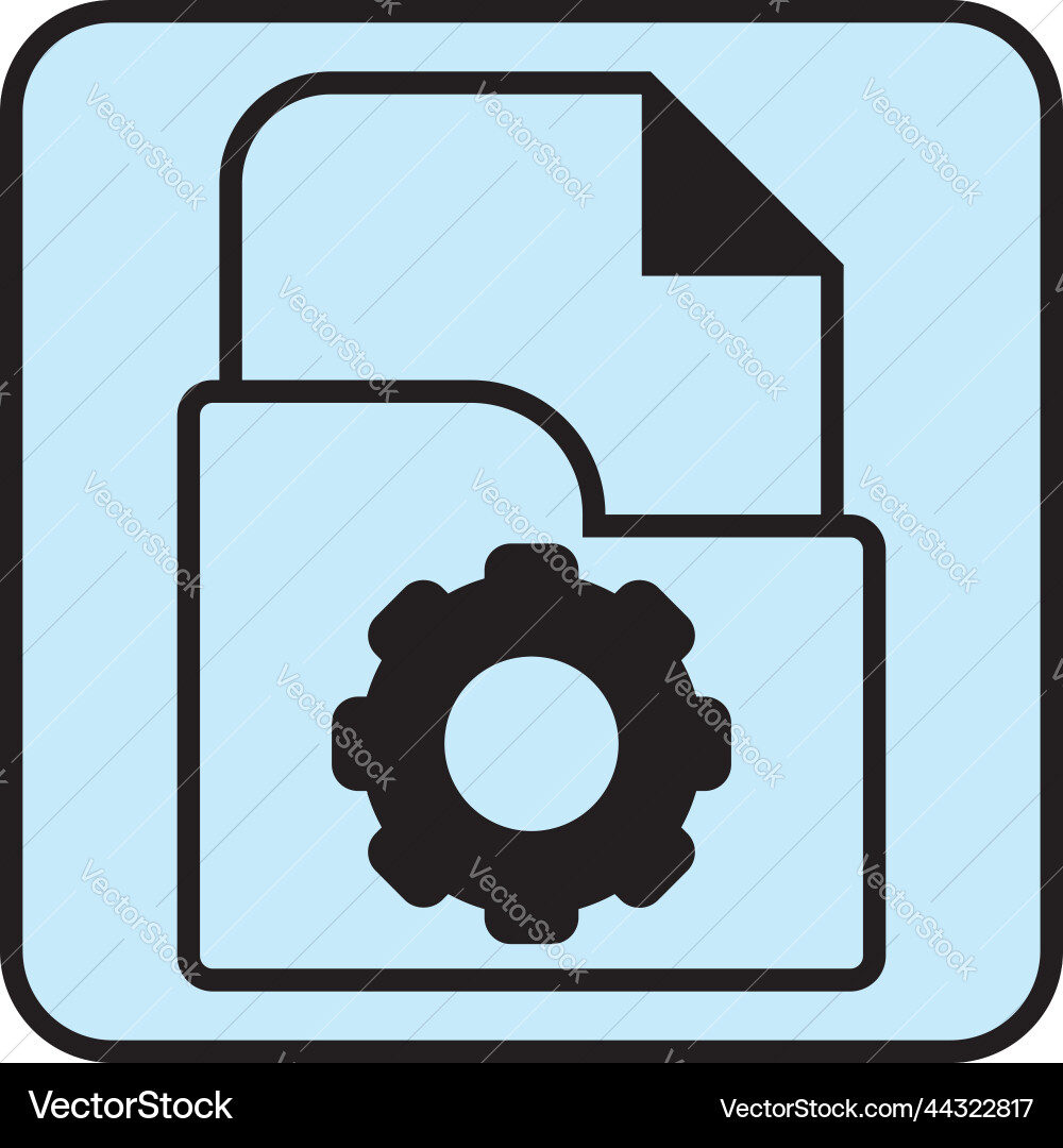 Programming settings on a white background vector image