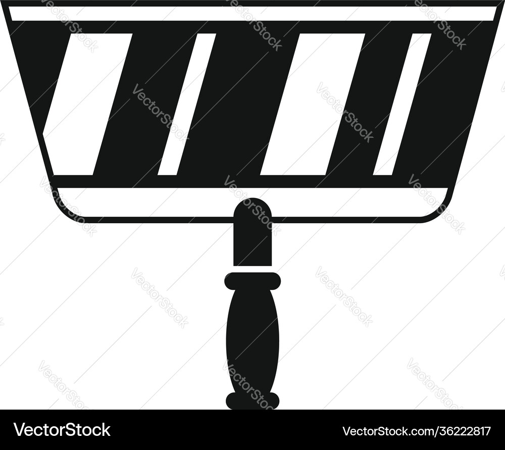 Putty knife scraper icon simple style Putty knife scraper icon simple style Vector Image