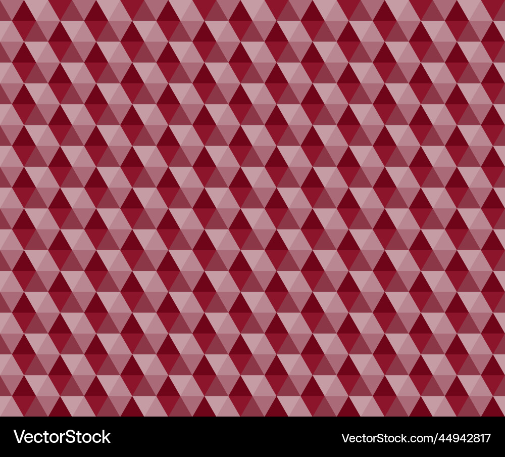 Red Memphis Hexagonal Pattern Vector Image