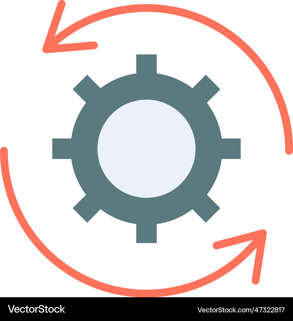 Rotate icon image Vector Image
